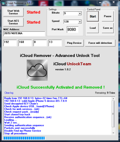 Bypas iCloud Activation